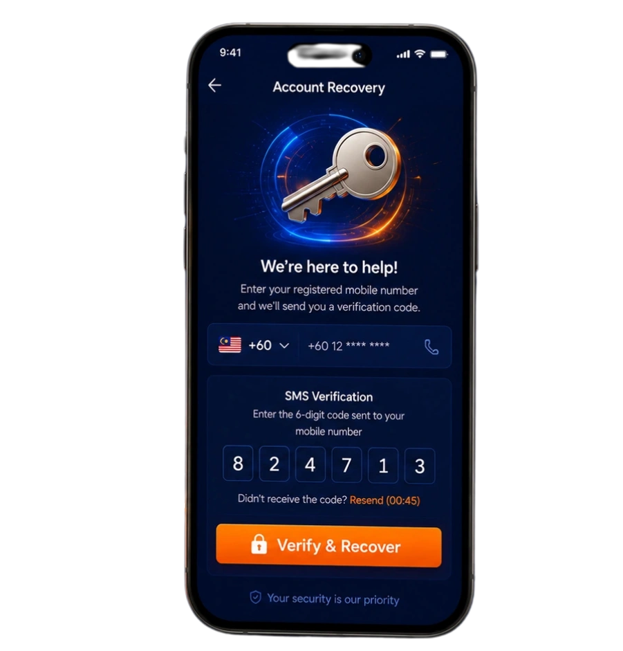 Forgot Password & Account Recovery